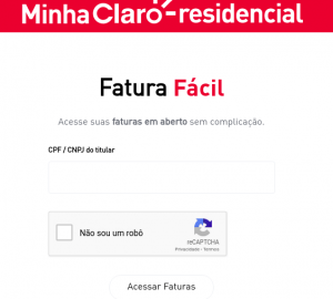 Segunda Via Da Claro Como Emitir A Conta Fatura Segunda Via De Contas